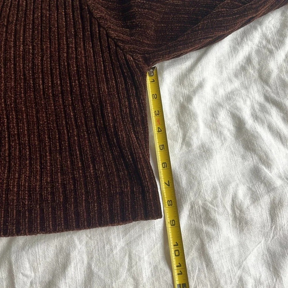 Brown Vintage Button Up Sweater Cardigan Large Pinterest Sweater - Picture 7 of 9